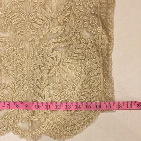 BANANA  L  Sleeveless Shear Gold Cami Top NEW WITH BRAND TAG. 100% Cotton - Picture 8 of 16